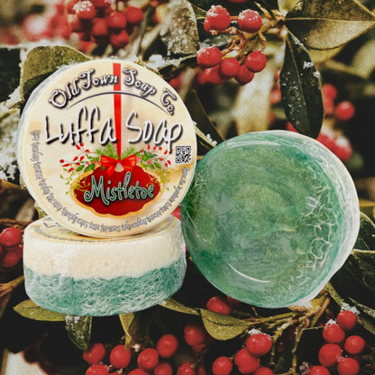 Mistletoe Luffa Soap