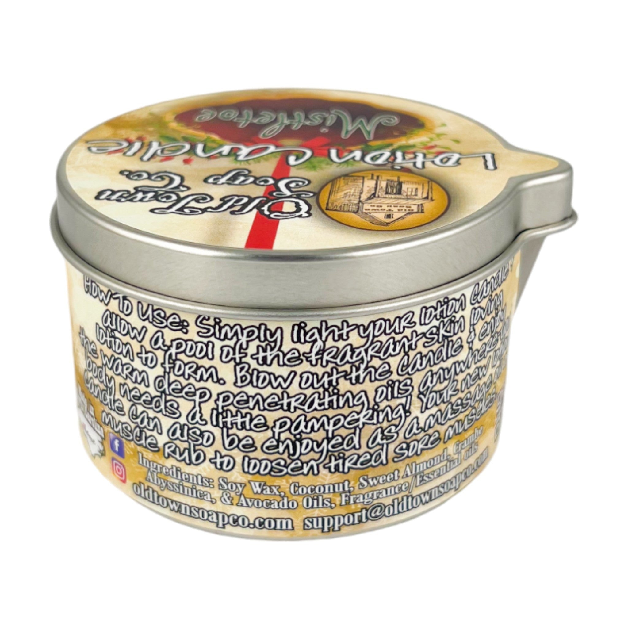 Mistletoe Lotion Candle - Old Town Soap Co.