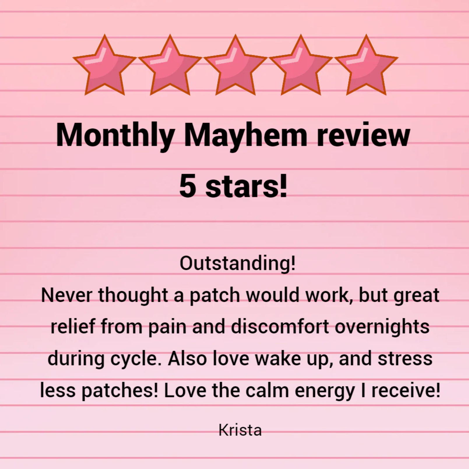 Monthly Mayhem Topical Patch by VICI Wellness