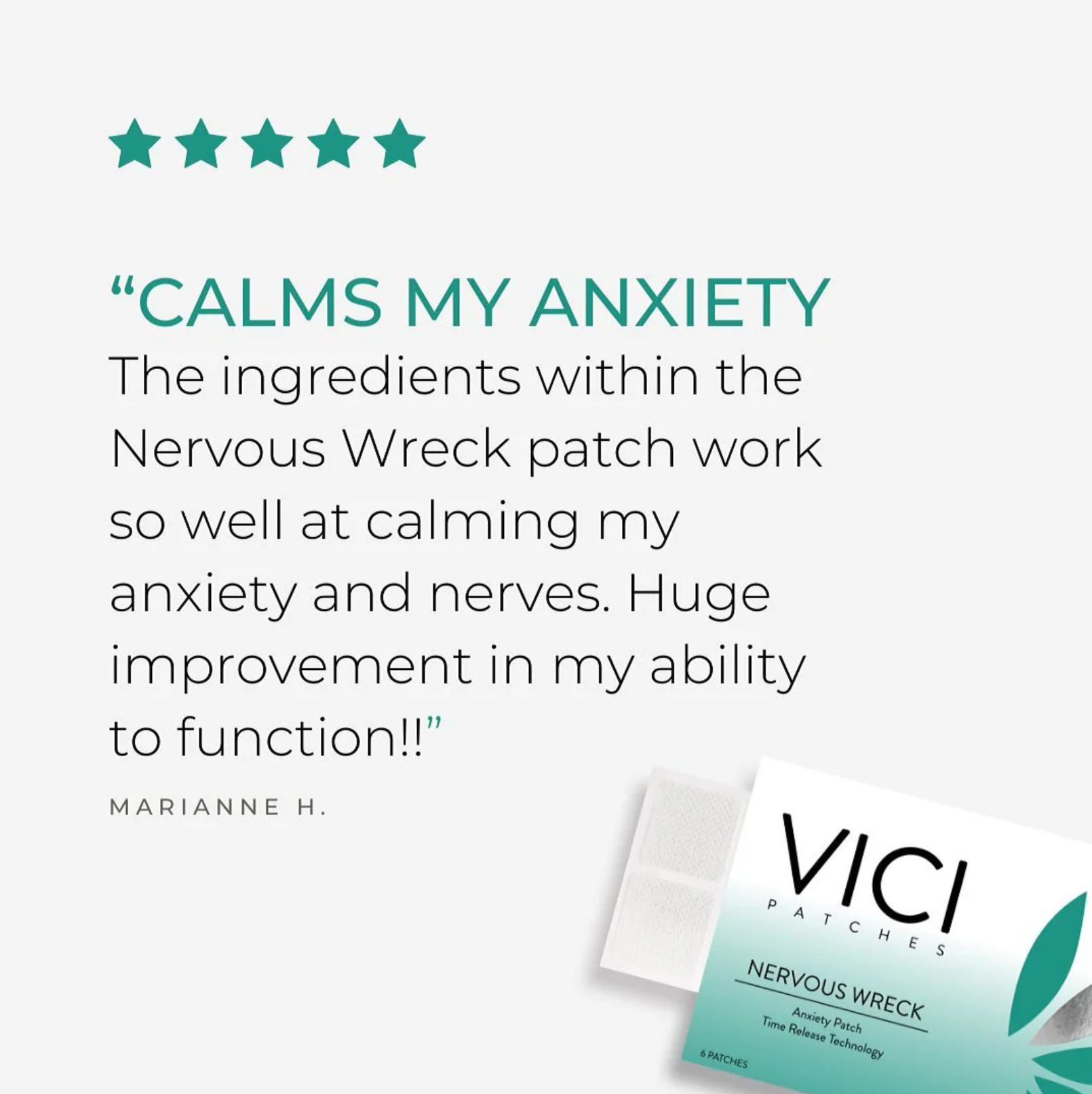 Nervous Wreck Topical Patch by VICI Wellness