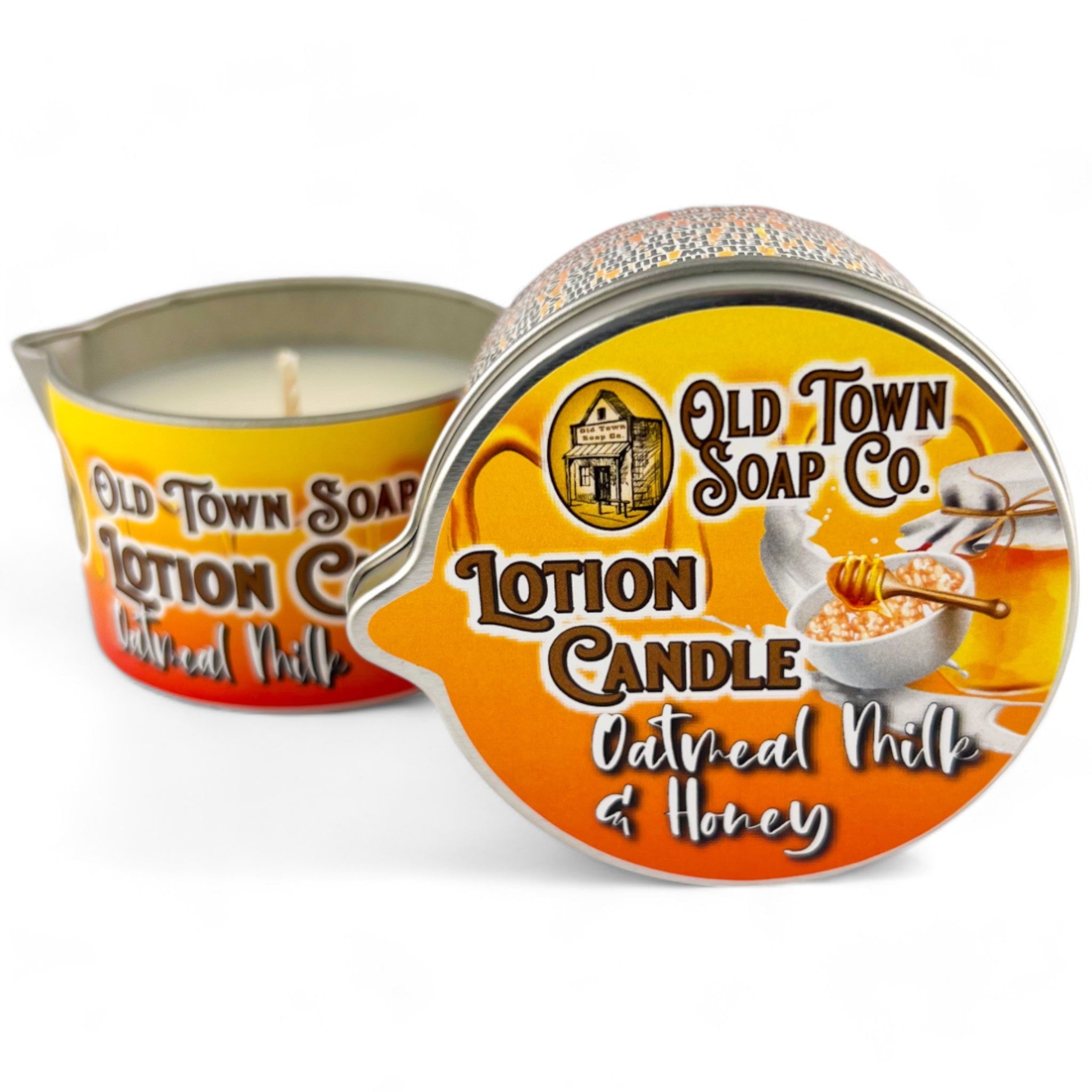 Oatmeal Milk &amp; Honey -Lotion Candles - Old Town Soap Co.