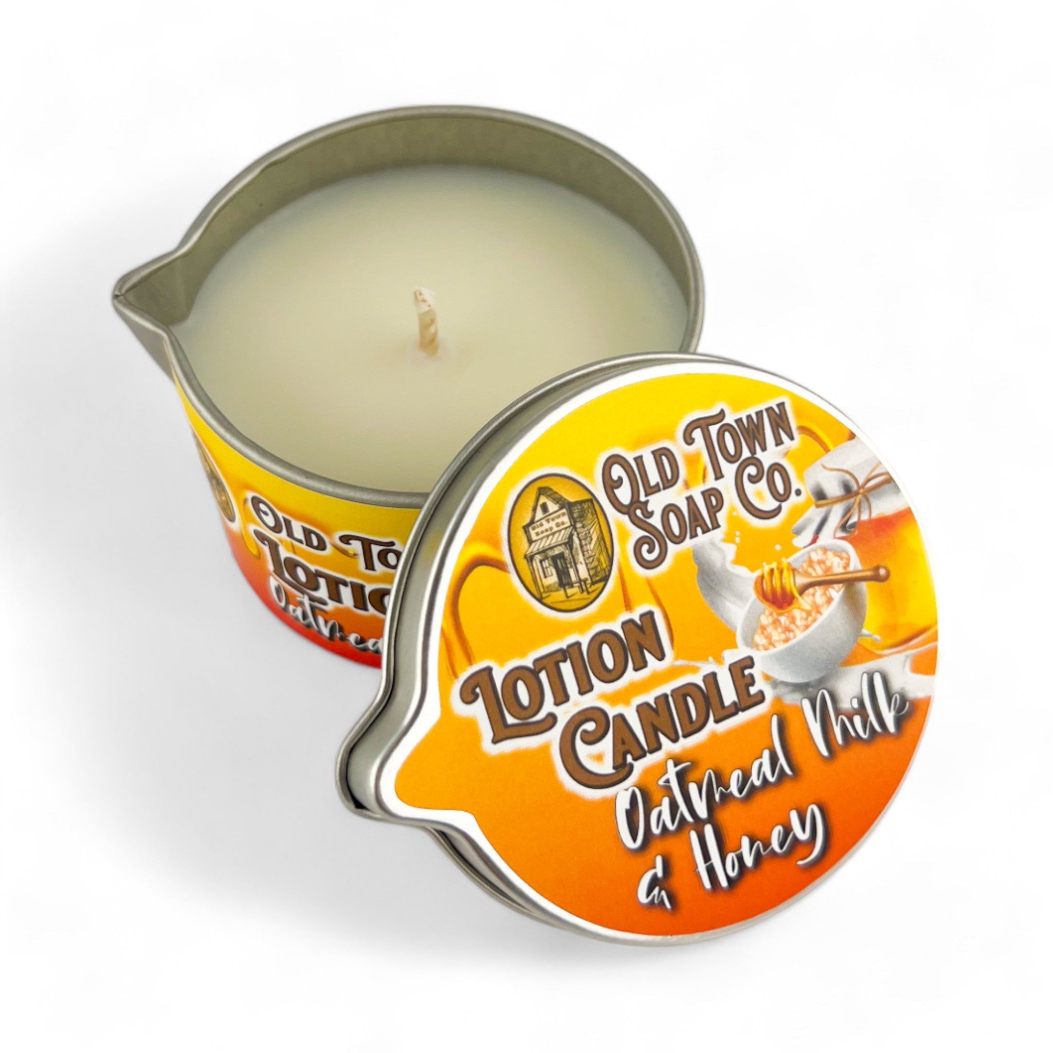 Oatmeal Milk &amp; Honey -Lotion Candles - Old Town Soap Co.