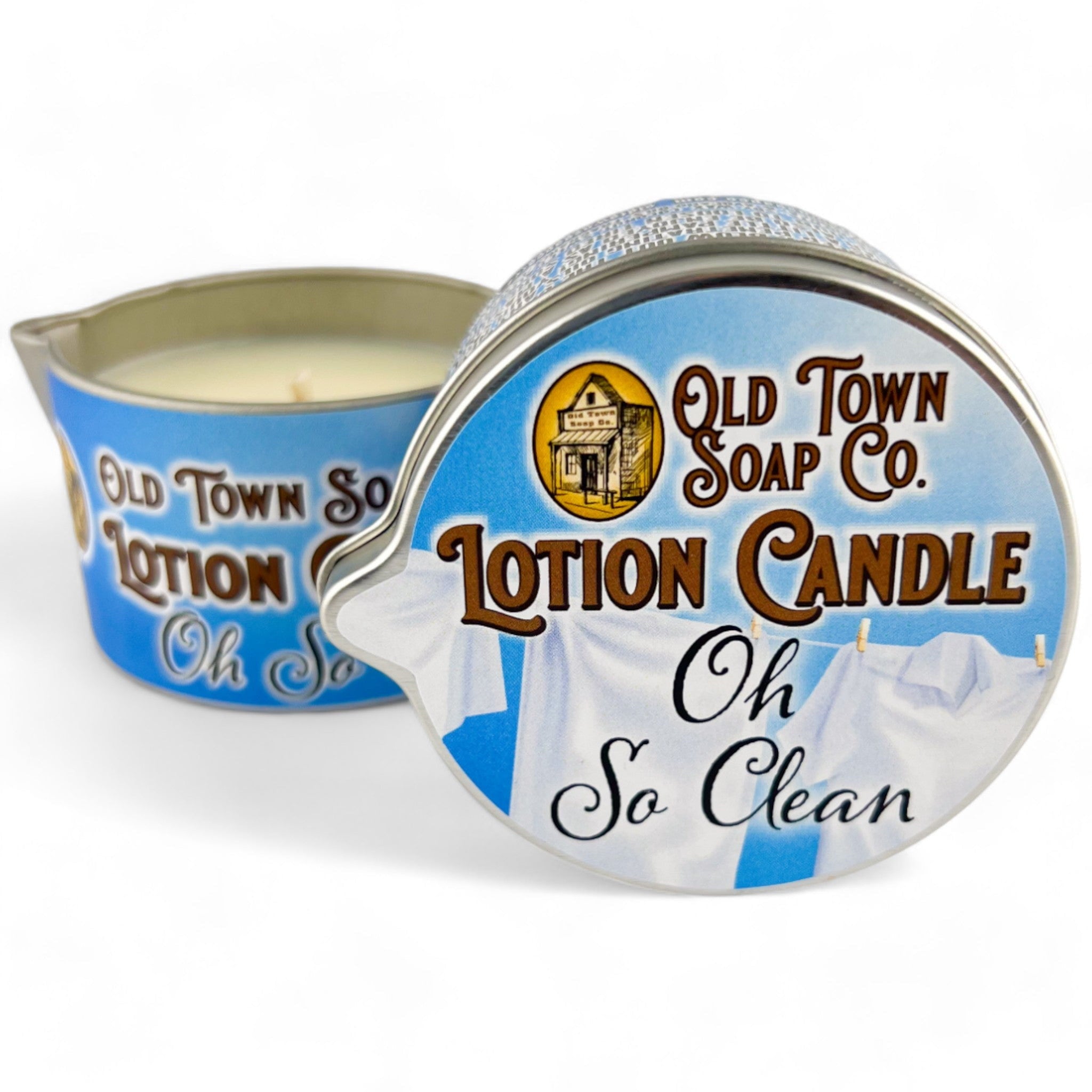 Oh So Clean -Lotion Candles - Old Town Soap Co.