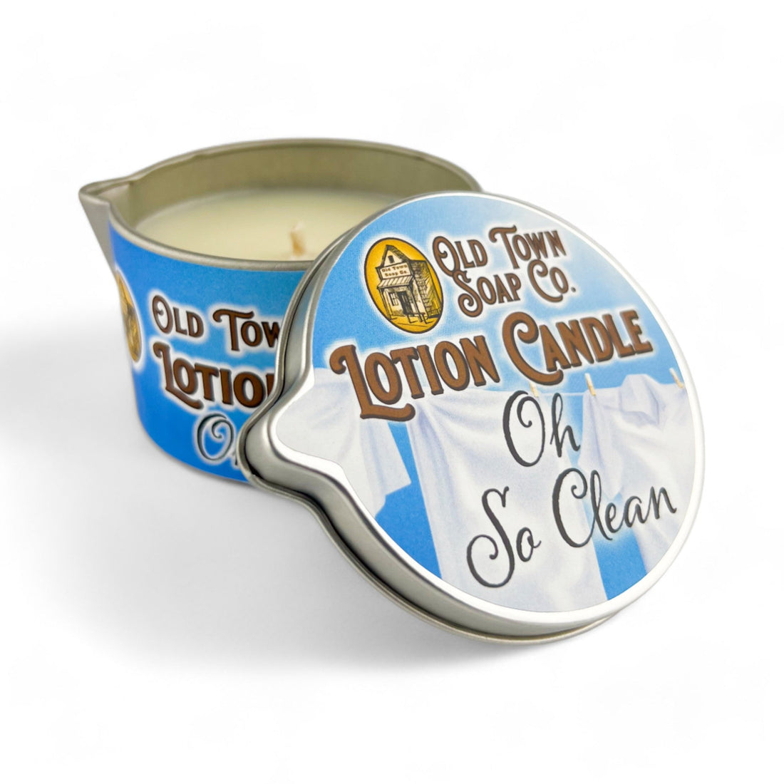 Oh So Clean -Lotion Candles - Old Town Soap Co.