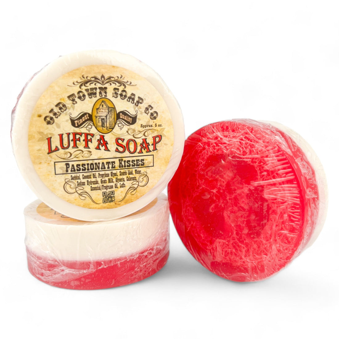 Passionate Kisses -Luffa Soap - Old Town Soap Co.