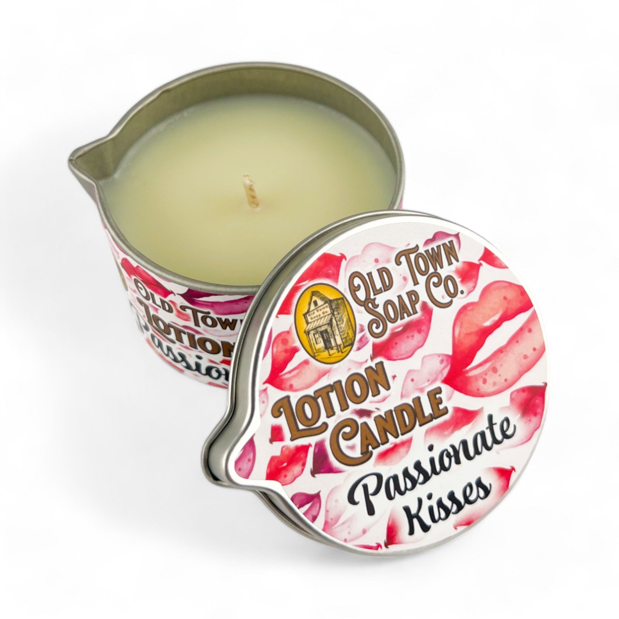 Passionate Kisses -Lotion Candles - Old Town Soap Co.