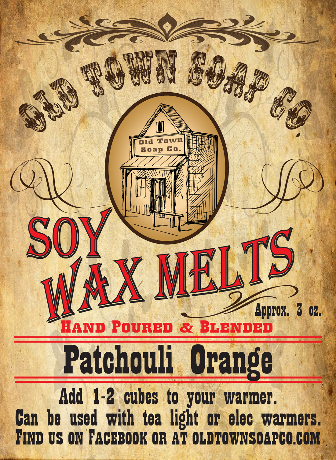 Patchouli Orange Wax Melts