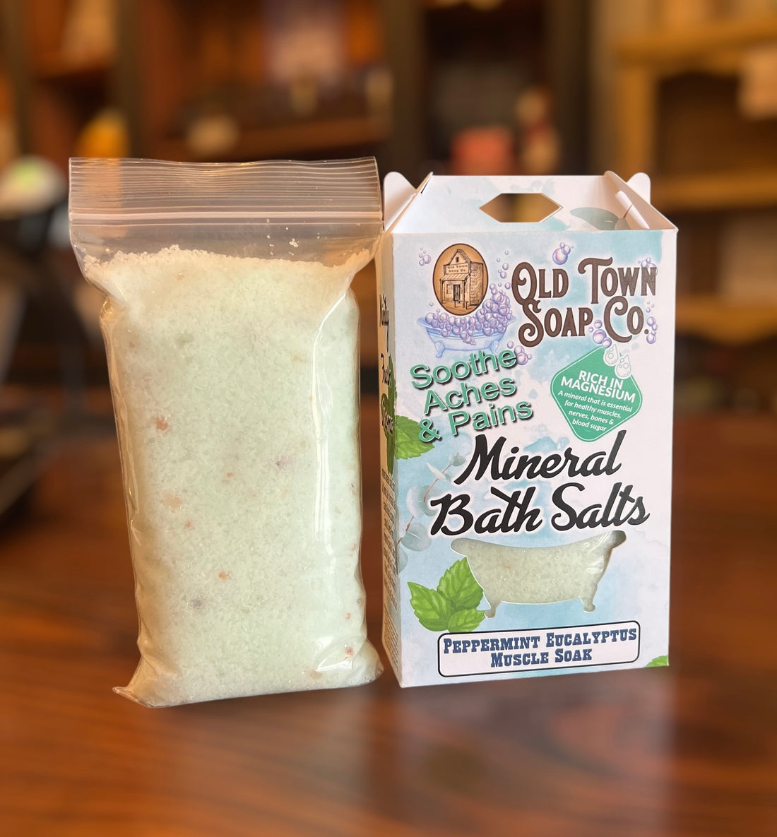 Peppermint Eucalyptus Muscle Soak Bath Salt