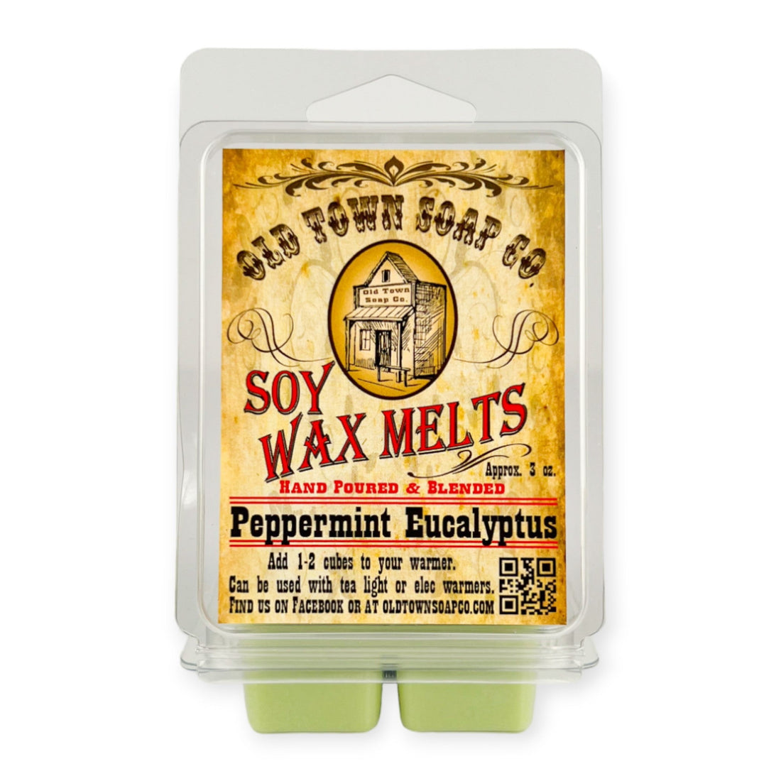 Peppermint Eucalyptus Wax Melts - Old Town Soap Co.