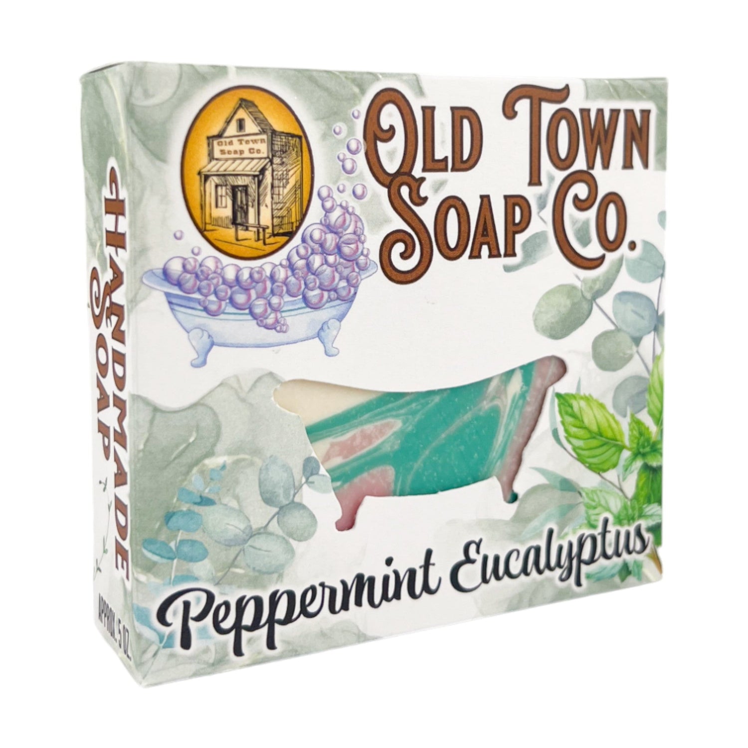 Peppermint Eucalyptus -Bar Soap - Old Town Soap Co.