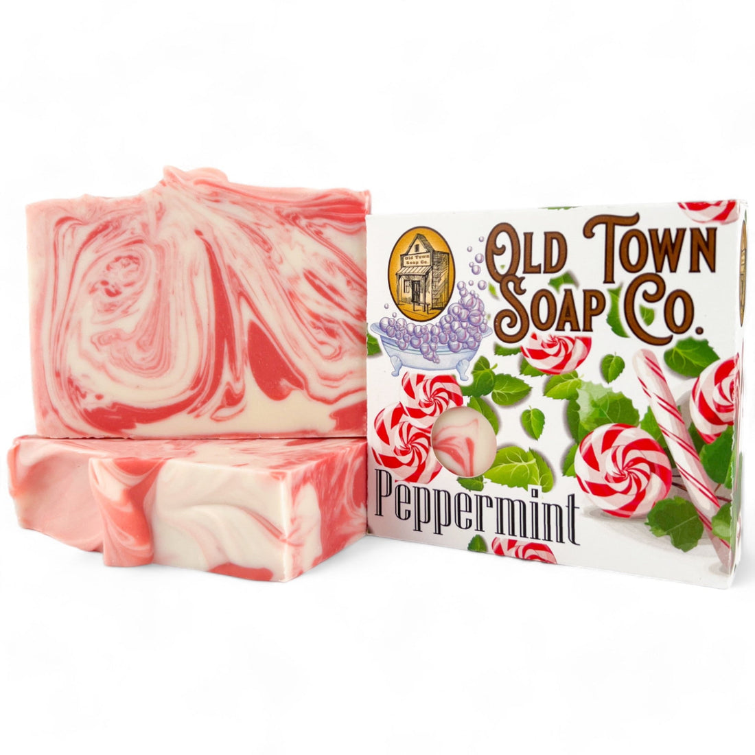 Peppermint  -Bar Soap - Old Town Soap Co.