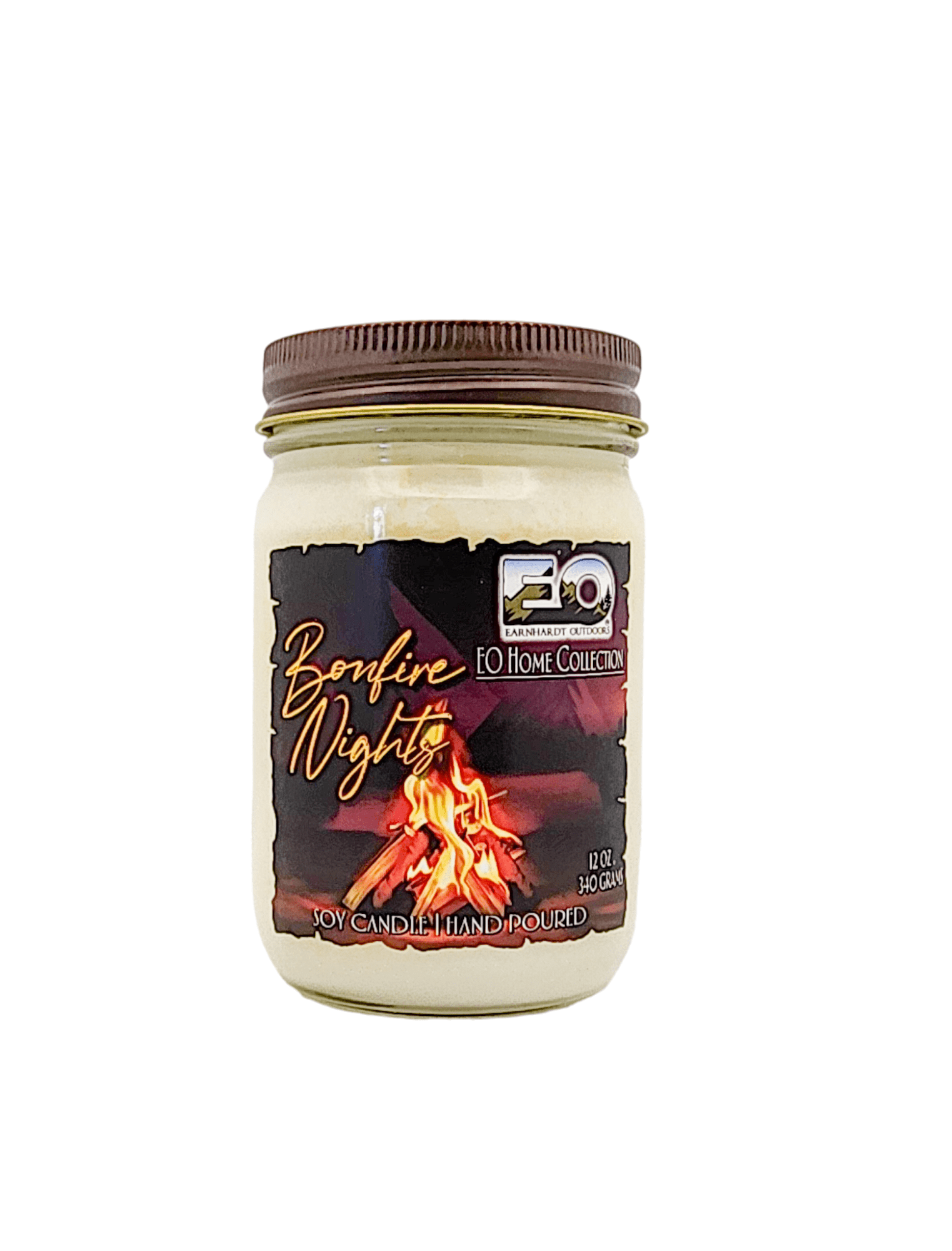 Bonfire Nights Earnhardt Outdoors Candle - Old Town Soap Co.