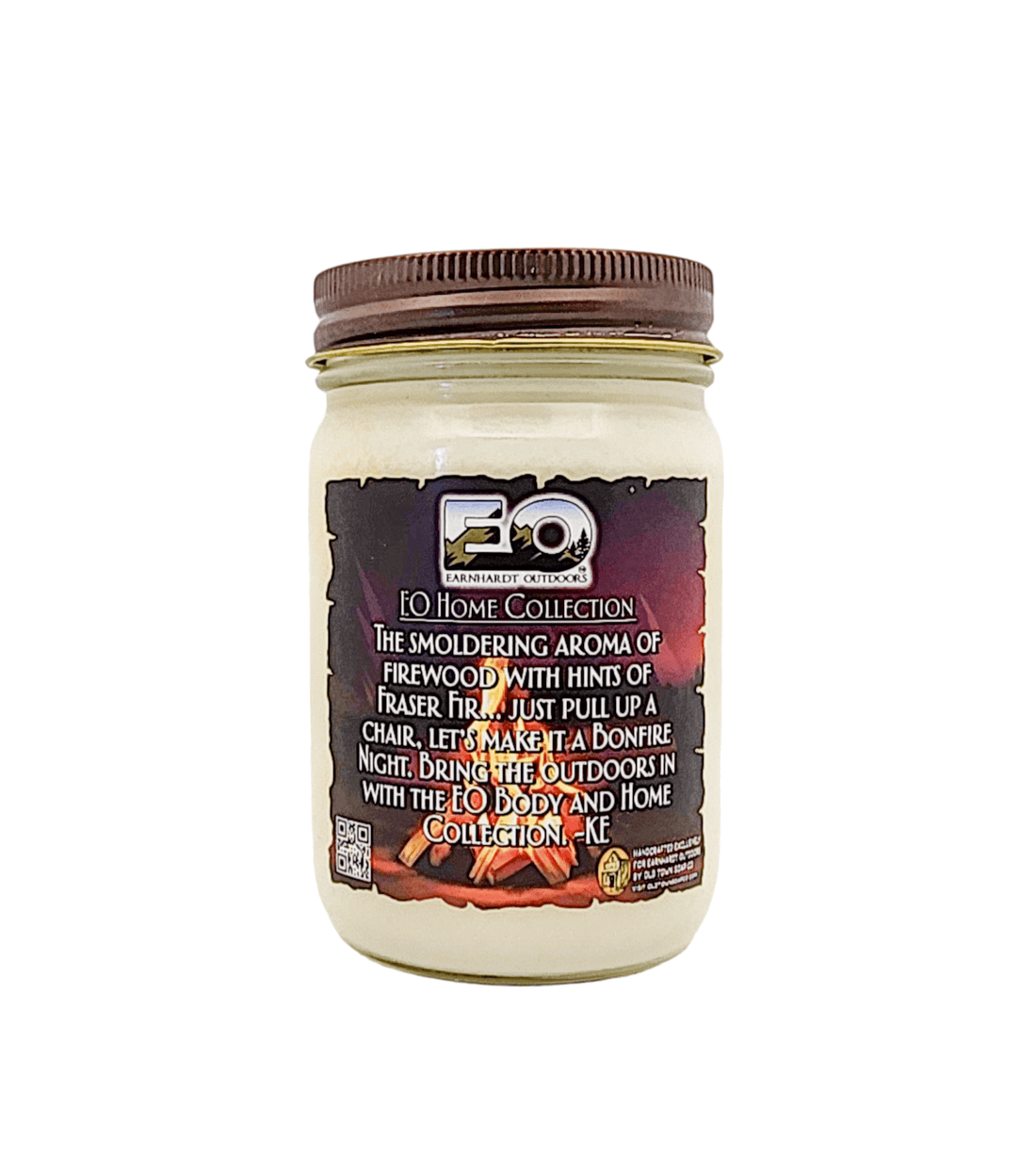 Bonfire Nights Earnhardt Outdoors Candle - Old Town Soap Co.