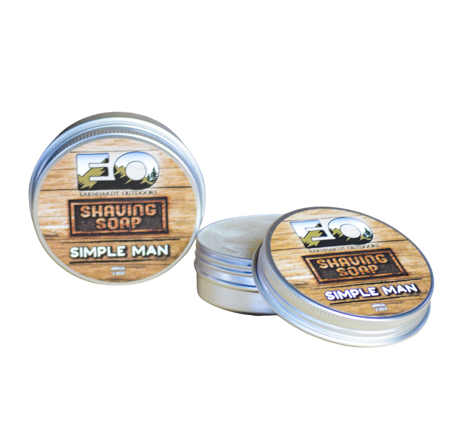 Simple Man Earnhardt Outdoors Shave Tin - Old Town Soap Co.