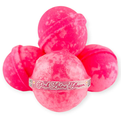 Pink Lotus Blossom Bath Bomb -Large - Old Town Soap Co.