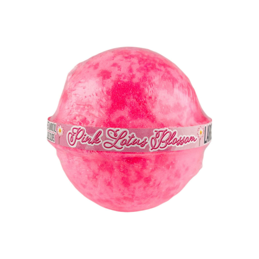 Pink Lotus Blossom Bath Bomb -Large - Old Town Soap Co.