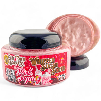Pink Sugar -Whipped Sugar Scrub Soap - Old Town Soap Co.