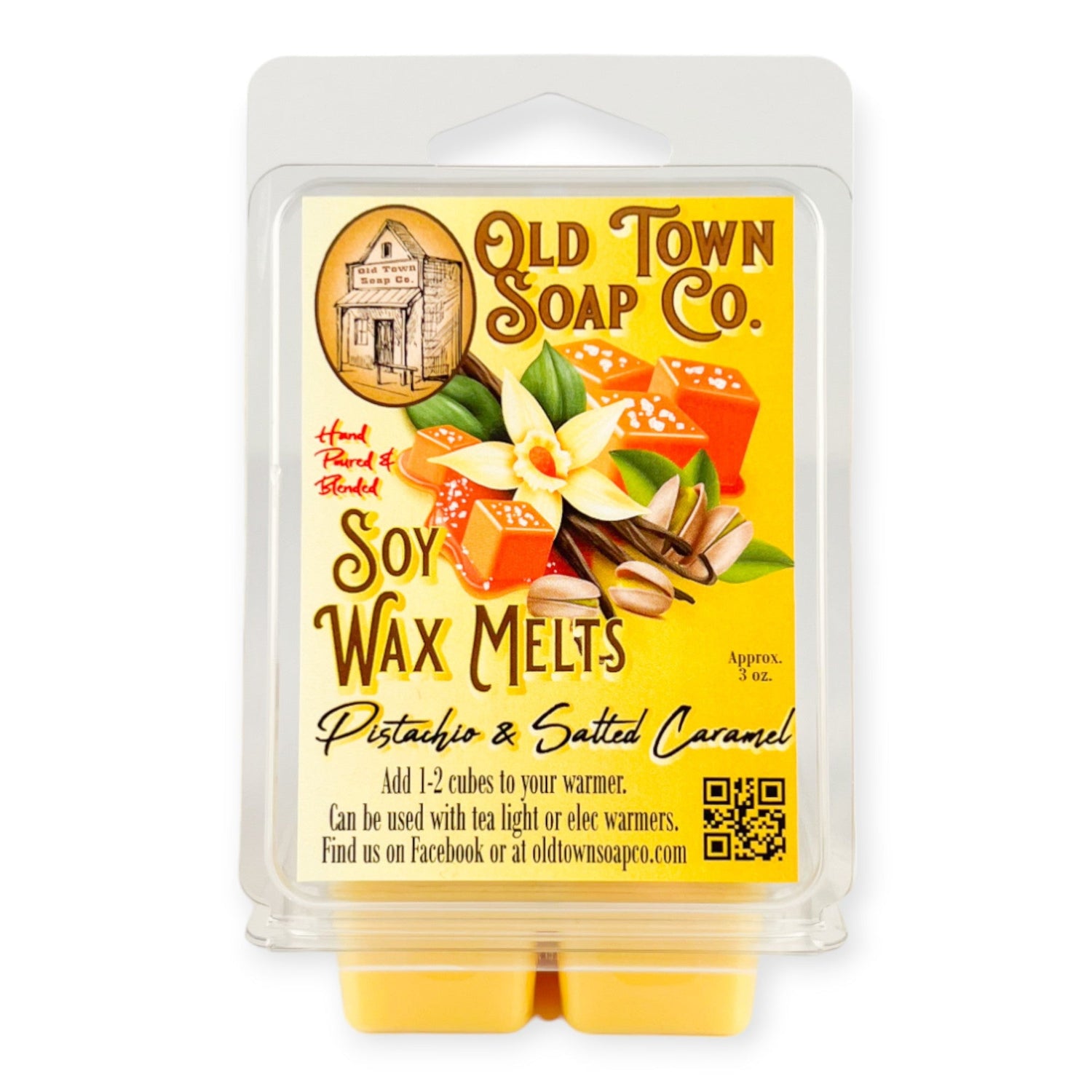 Pistachio &amp; Salted Caramel Wax Melts - Old Town Soap Co.