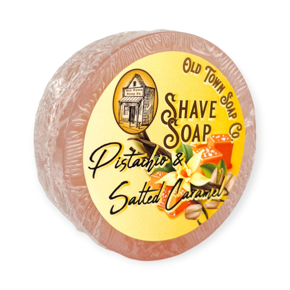 Pistachio &amp; Salted Caramel Shave Soap - Old Town Soap Co.