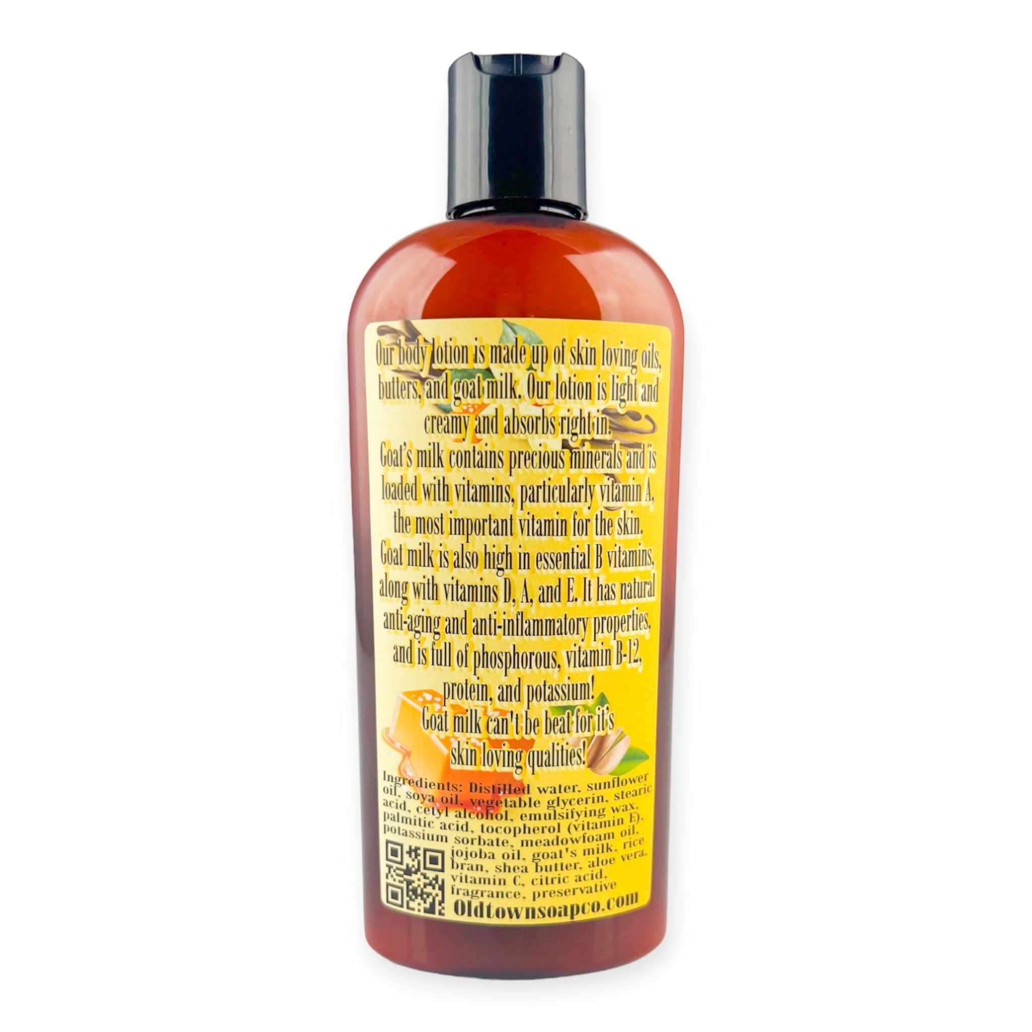 Pistachio &amp; Salted Caramel Body Lotion - Old Town Soap Co.