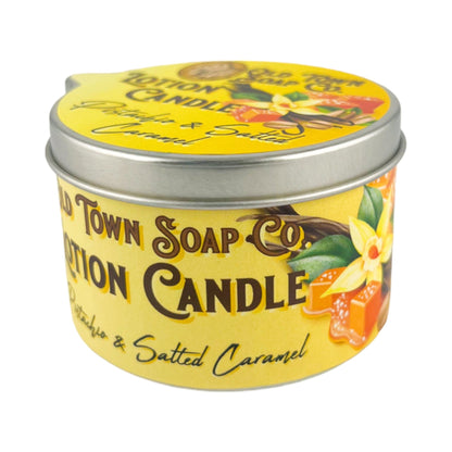 Pistachio &amp; Salted Caramel Lotion Candle - Old Town Soap Co.