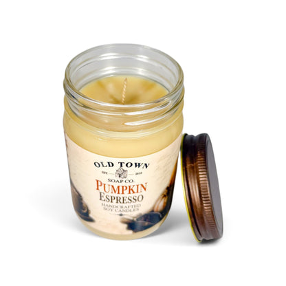 Pumpkin Espresso 12oz. Candle - Old Town Soap Co.