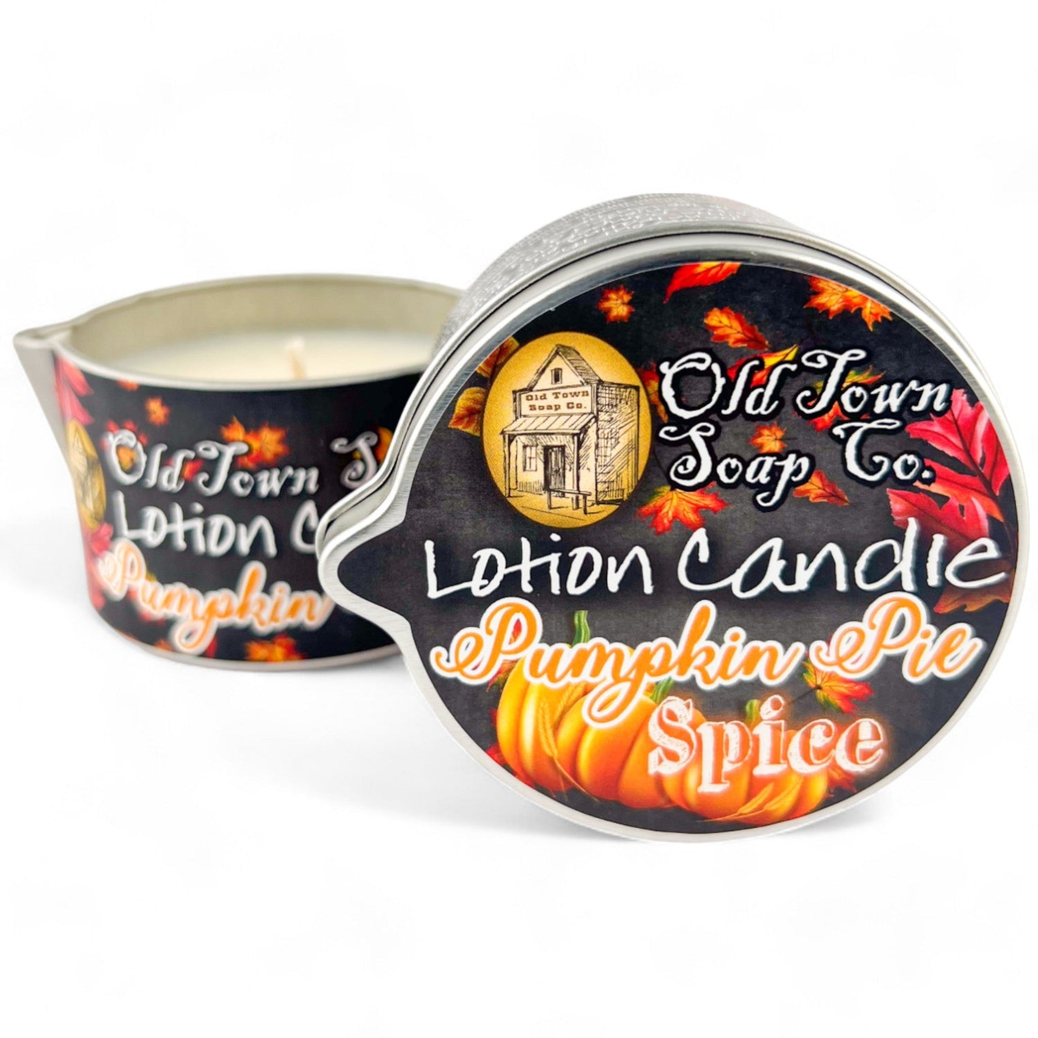 Pumpkin Pie Spice Lotion Candle - Old Town Soap Co.