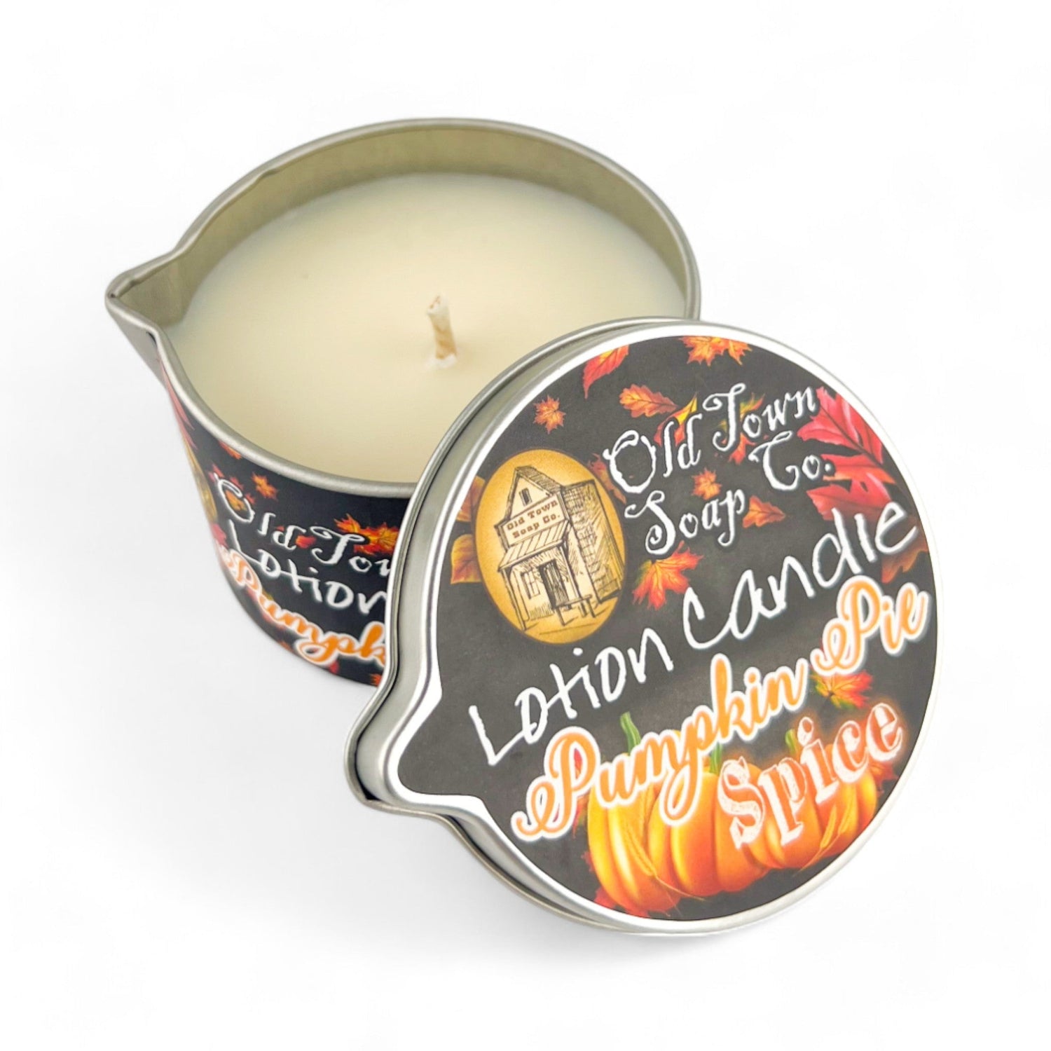 Pumpkin Pie Spice Lotion Candle - Old Town Soap Co.