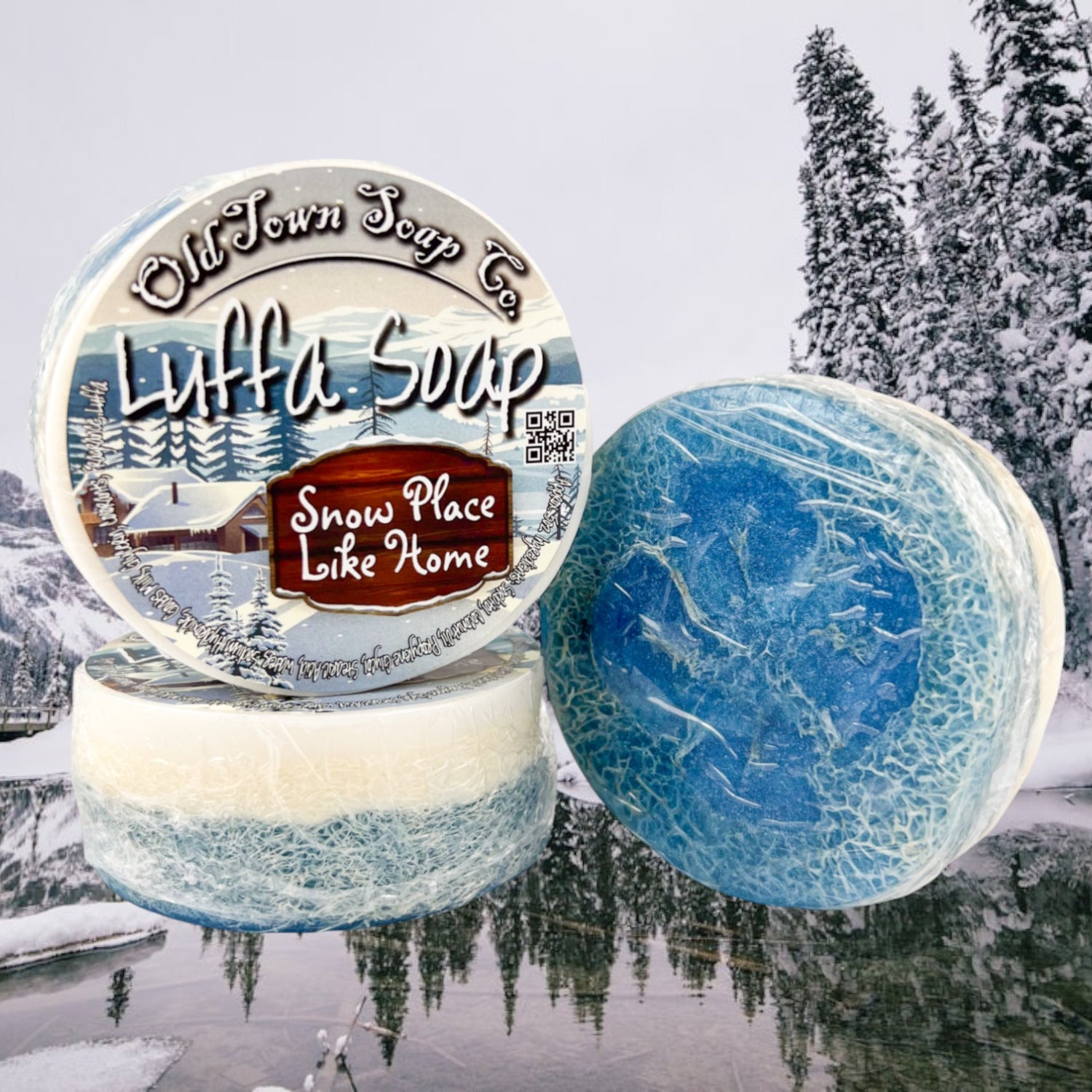 Snow Place Like Home Luffa Soap