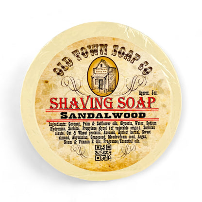 Sandalwood - Shave Puck - Old Town Soap Co.