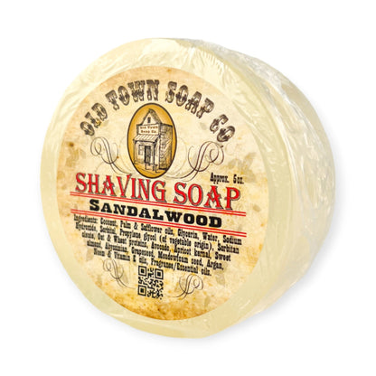 Sandalwood - Shave Puck - Old Town Soap Co.