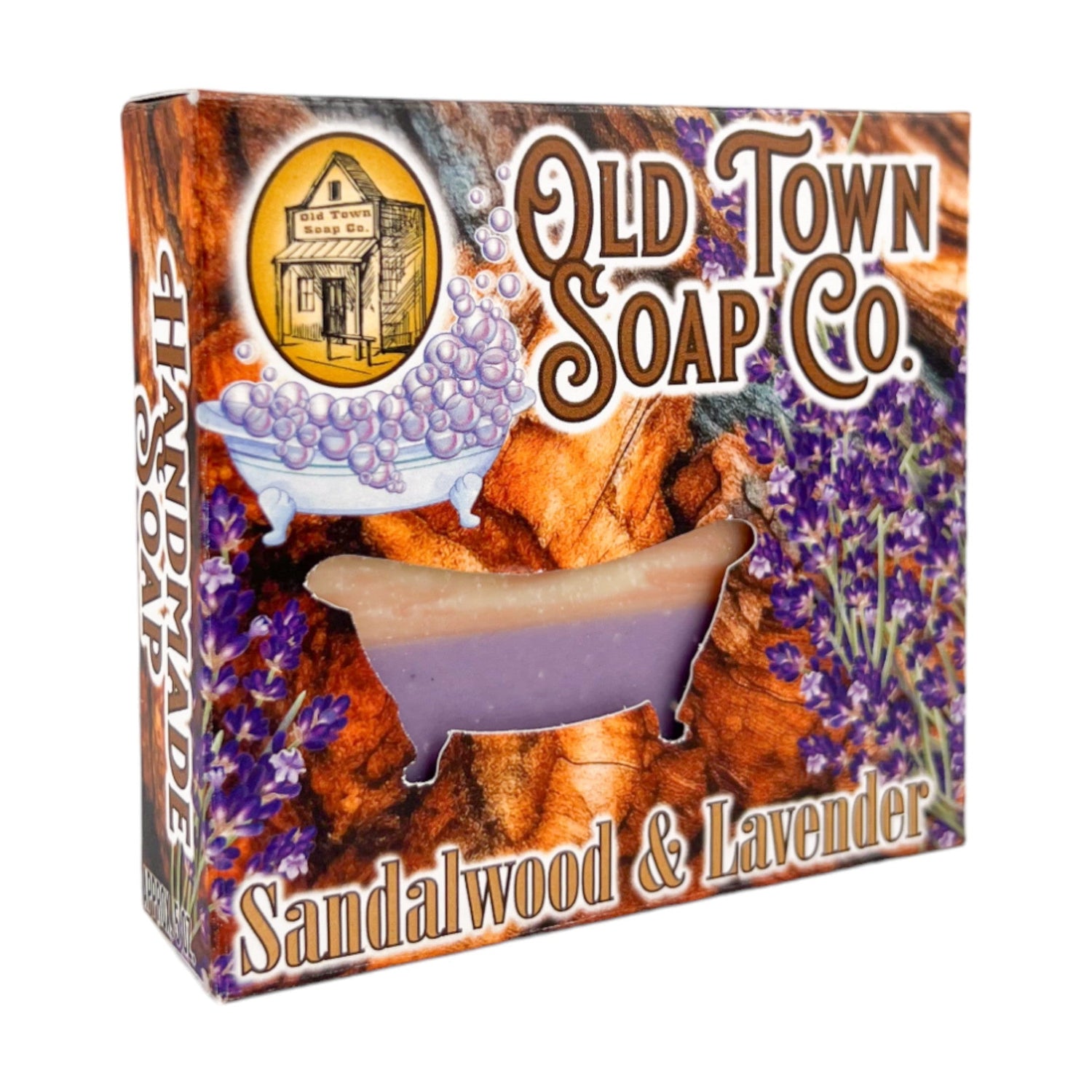 Sandalwood &amp; Lavender -Bar Soap - Old Town Soap Co.