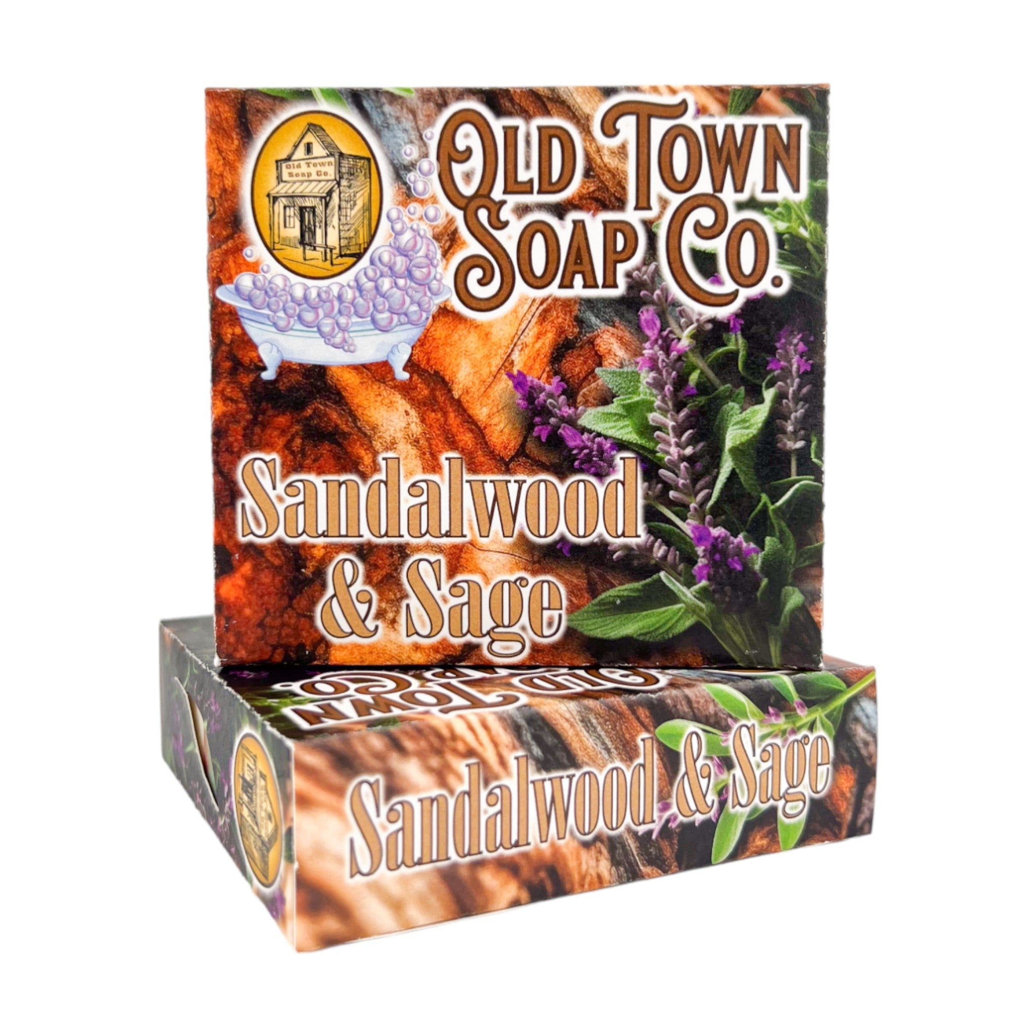 Sandalwood &amp; Sage -Bar Soap - Old Town Soap Co.