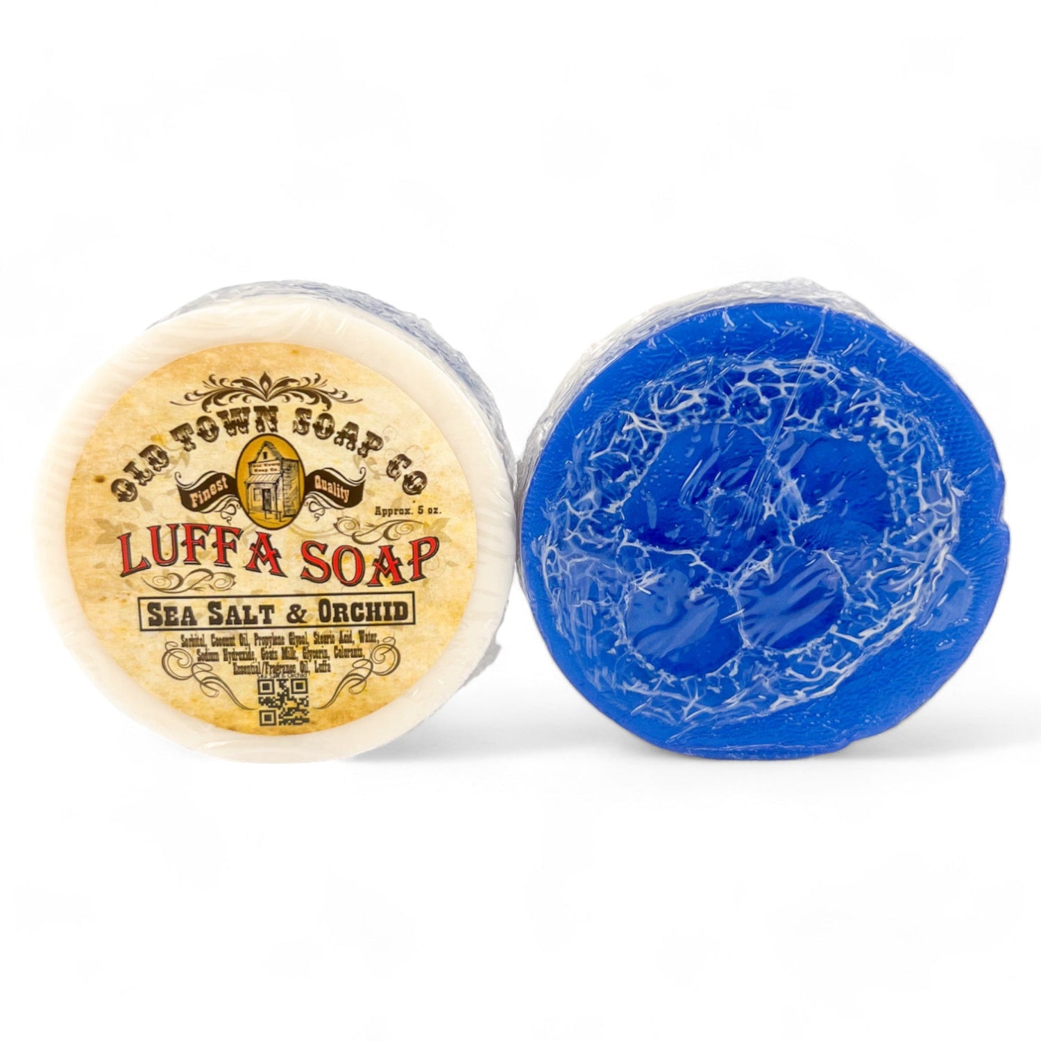 Sea Salt &amp; Orchid -Luffa Soap - Old Town Soap Co.