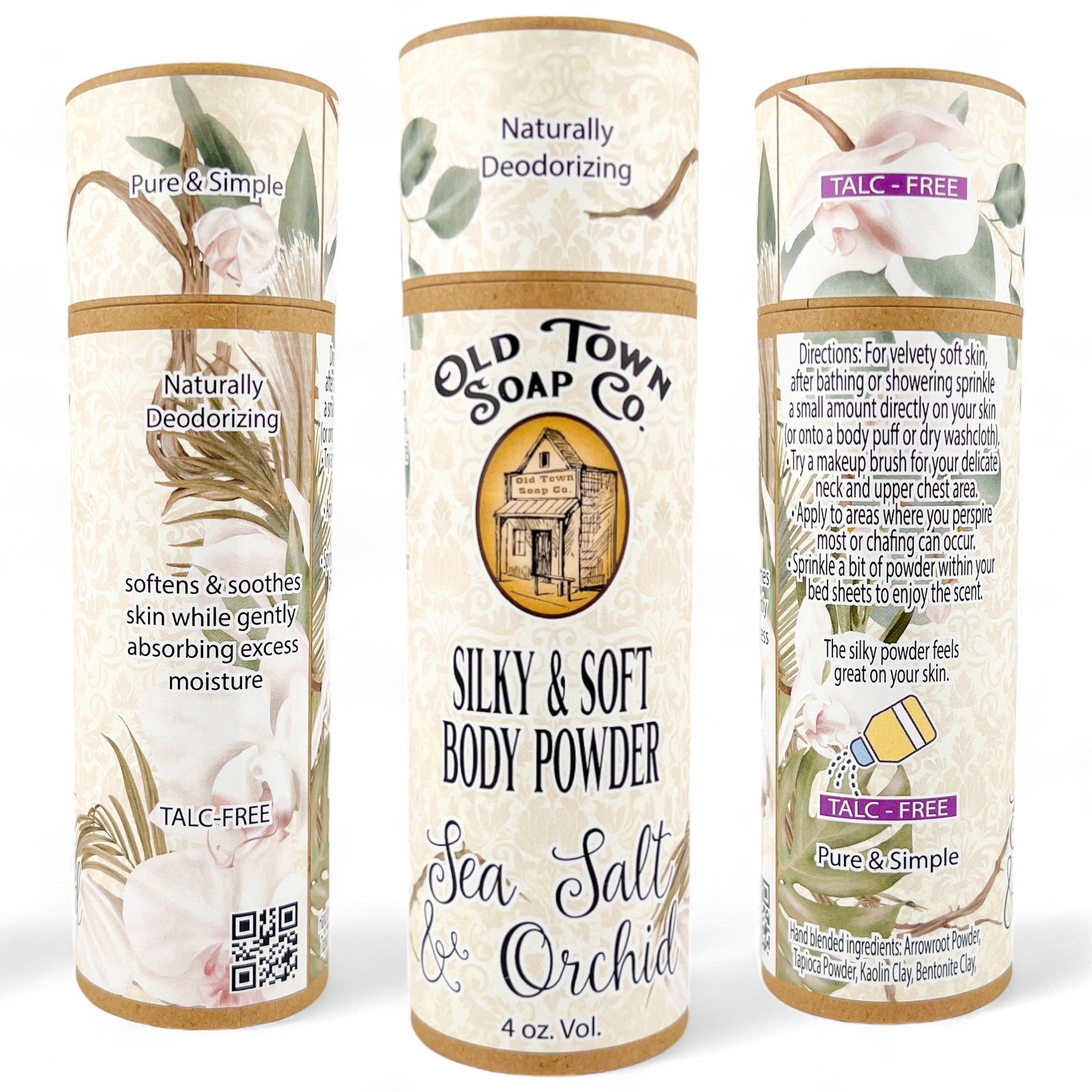 Silky Soft Body Powder - Old Town Soap Co.