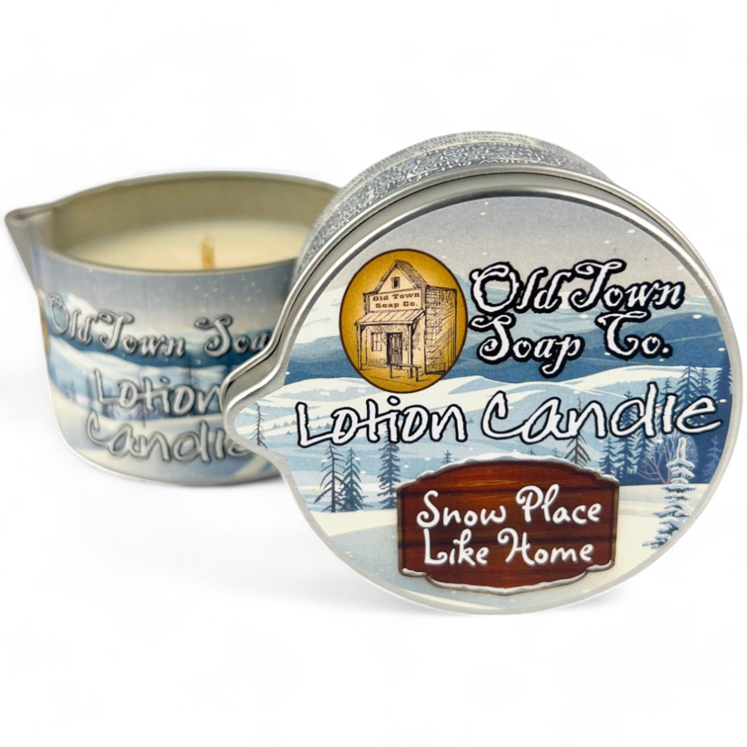 Snow Place Like Home Lotion Candle - Old Town Soap Co.