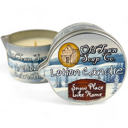 Snow Place Like Home Lotion Candle - Old Town Soap Co.