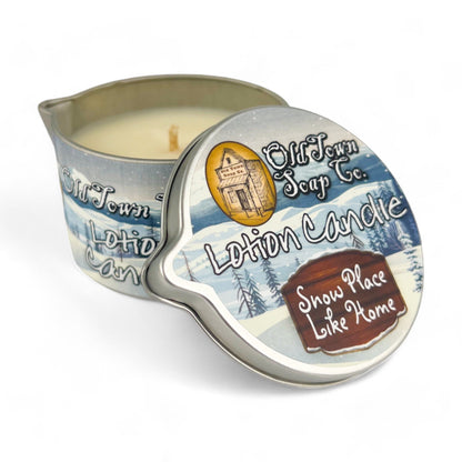 Snow Place Like Home Lotion Candle - Old Town Soap Co.