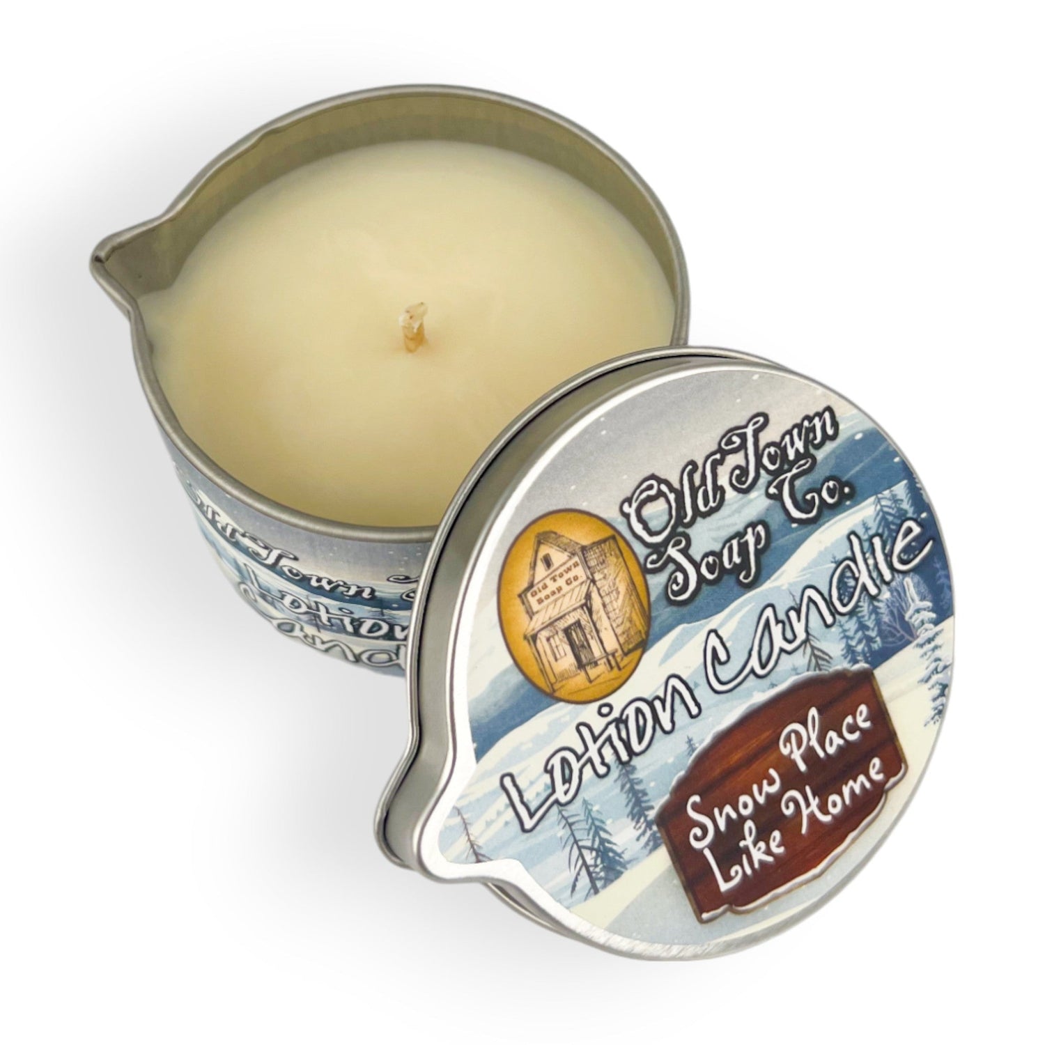 Snow Place Like Home Lotion Candle - Old Town Soap Co.