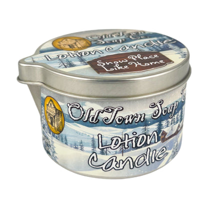 Snow Place Like Home Lotion Candle - Old Town Soap Co.