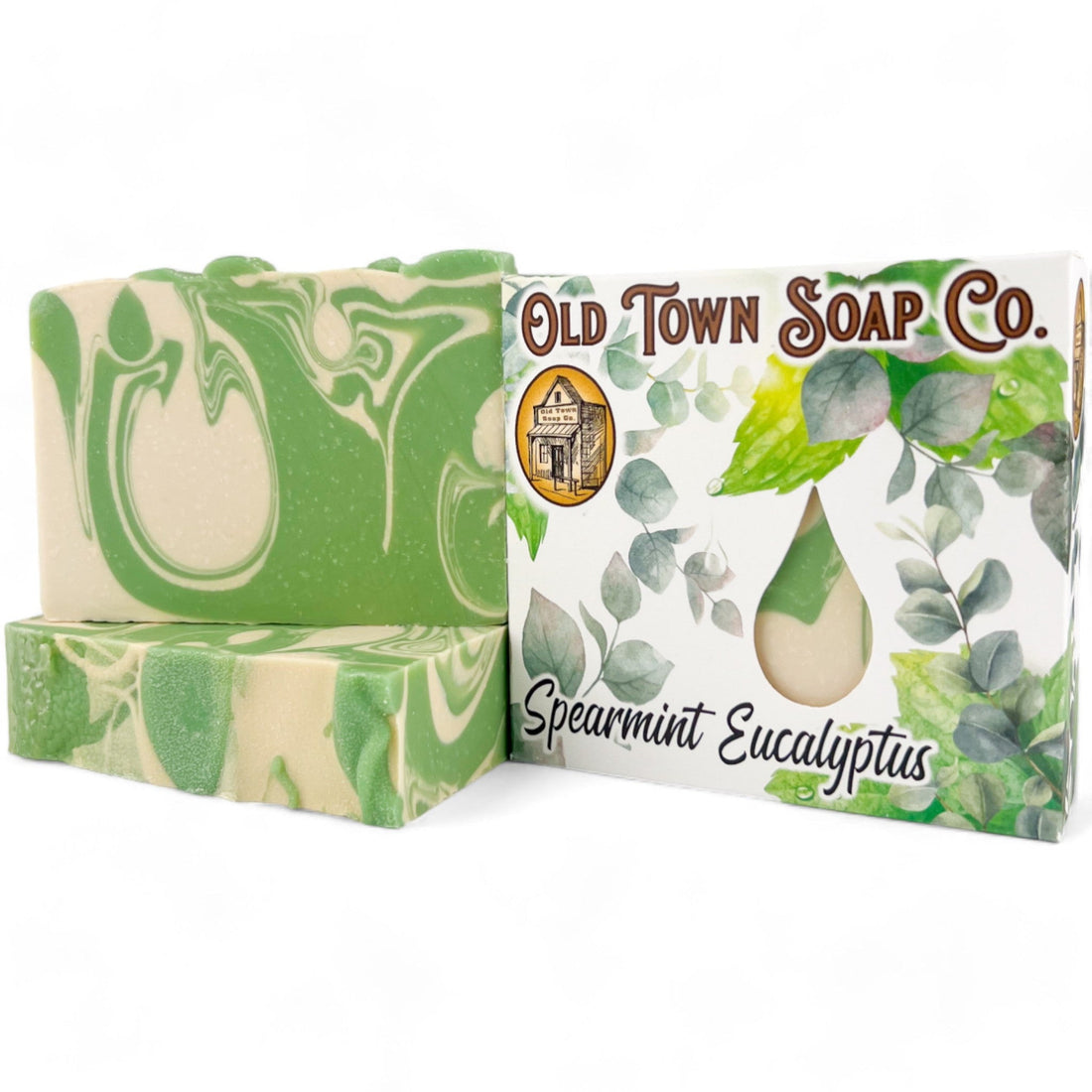 Spearmint &amp; Eucalyptus -Bar Soap - Old Town Soap Co.