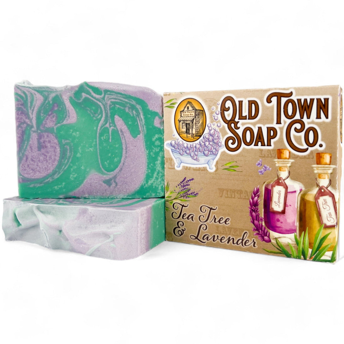 Tea Tree &amp; Lavender Soap -Bar Soap - Old Town Soap Co.