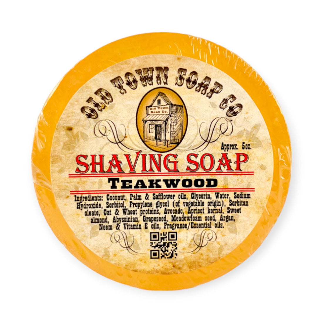 Teakwood - Shave Puck - Old Town Soap Co.