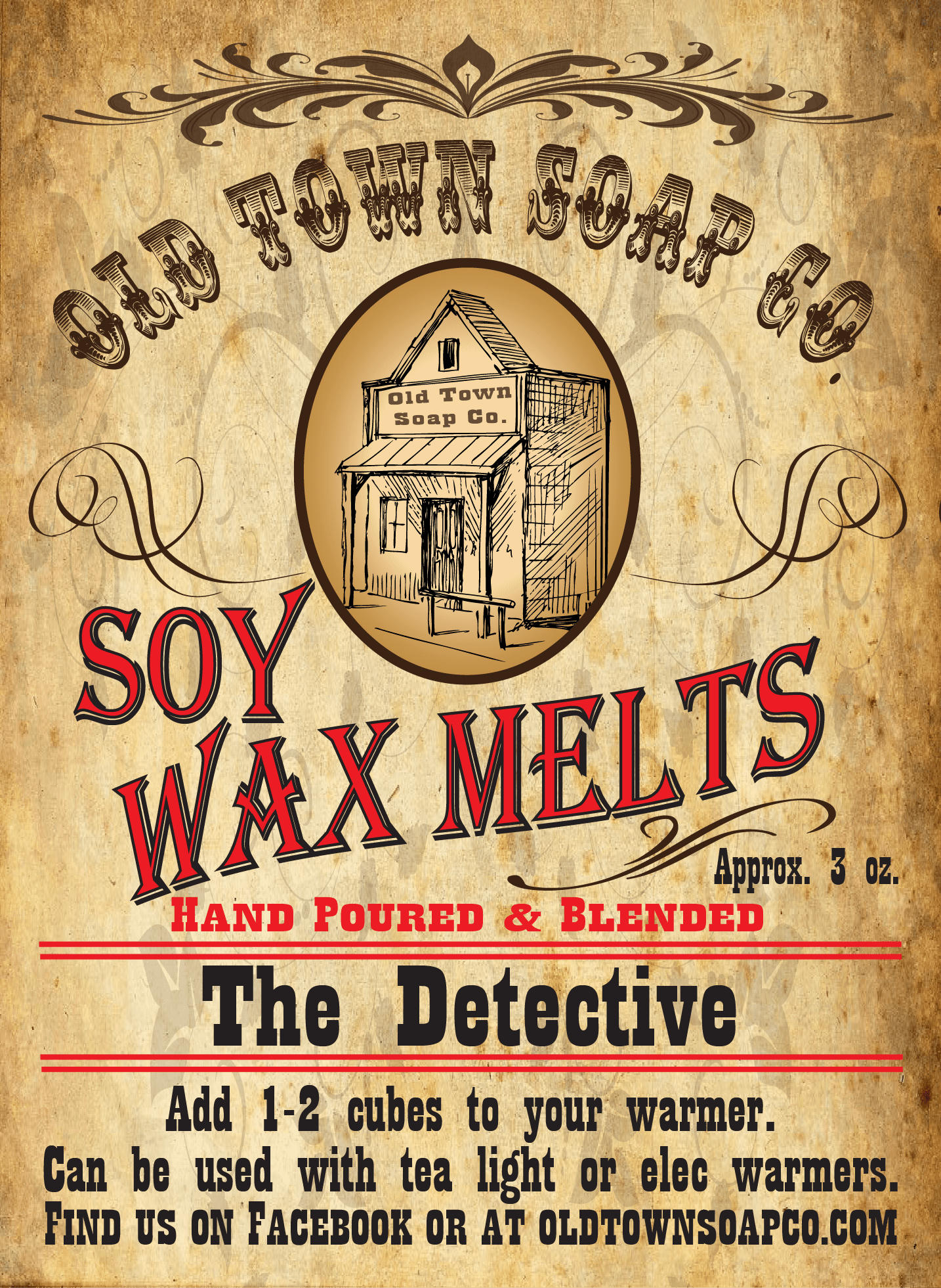 The Detective Wax Melts - Old Town Soap Co.