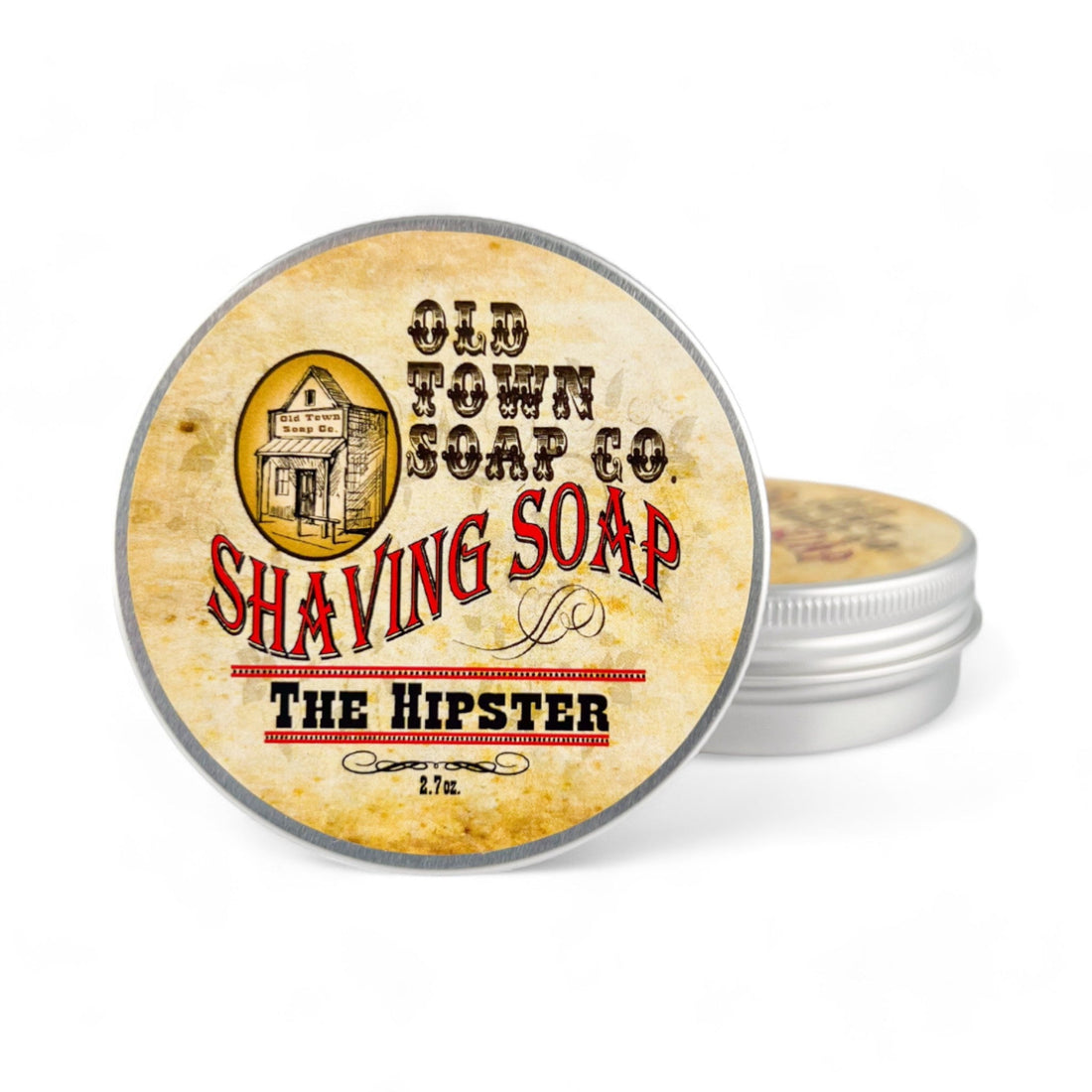 The Hipster -Shave Soap Tin - Old Town Soap Co.