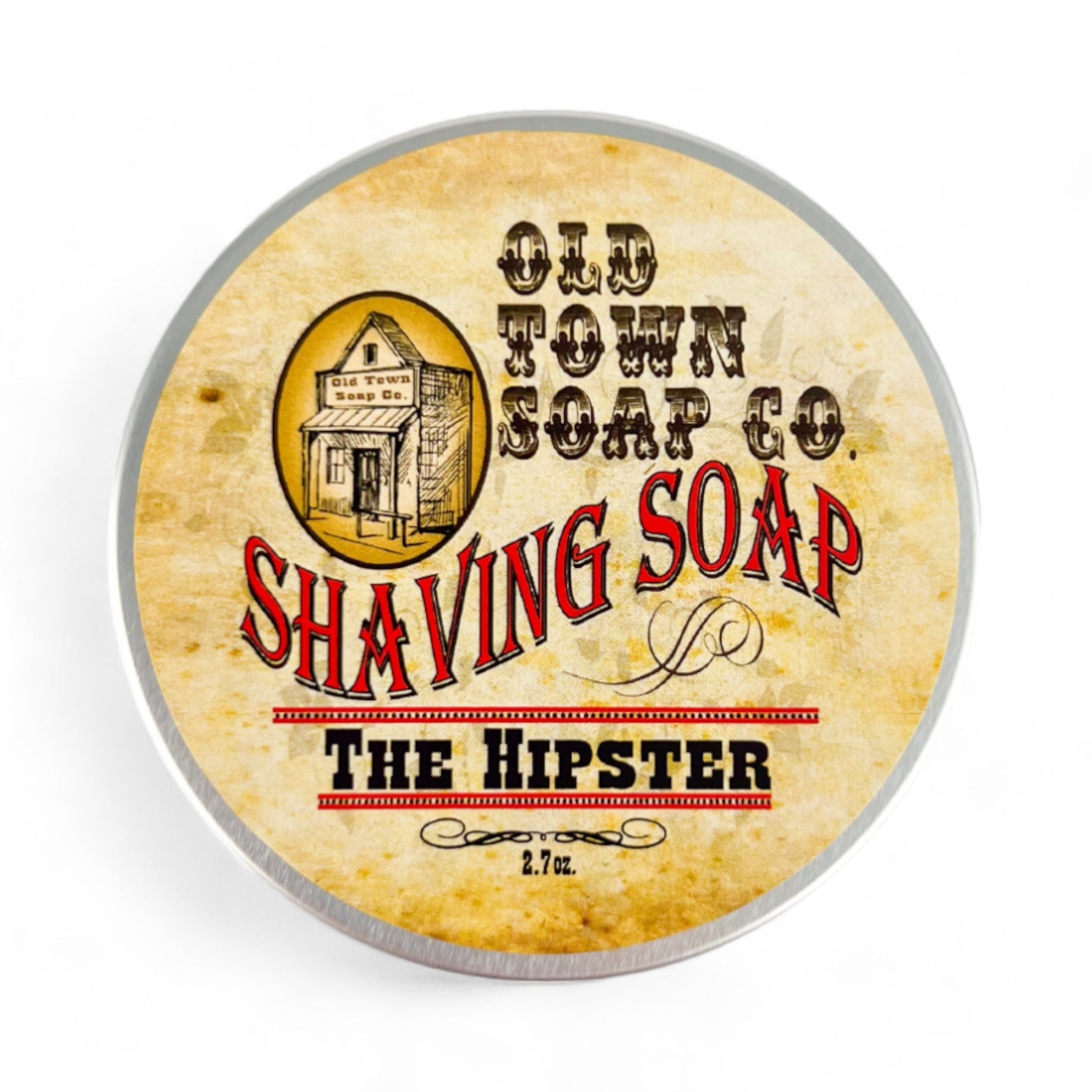 The Hipster -Shave Soap Tin - Old Town Soap Co.