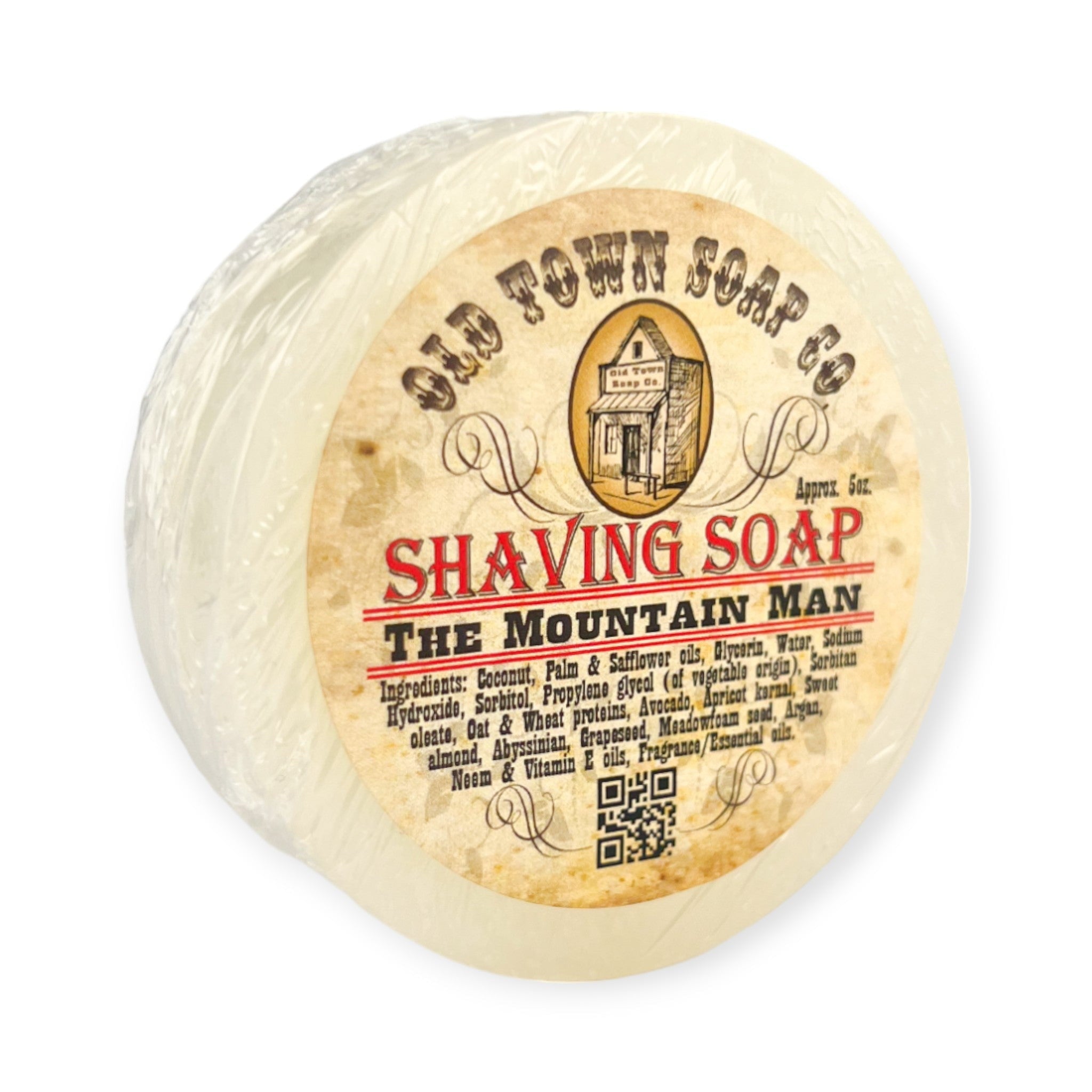 The Mountain Man - Shave Puck - Old Town Soap Co.