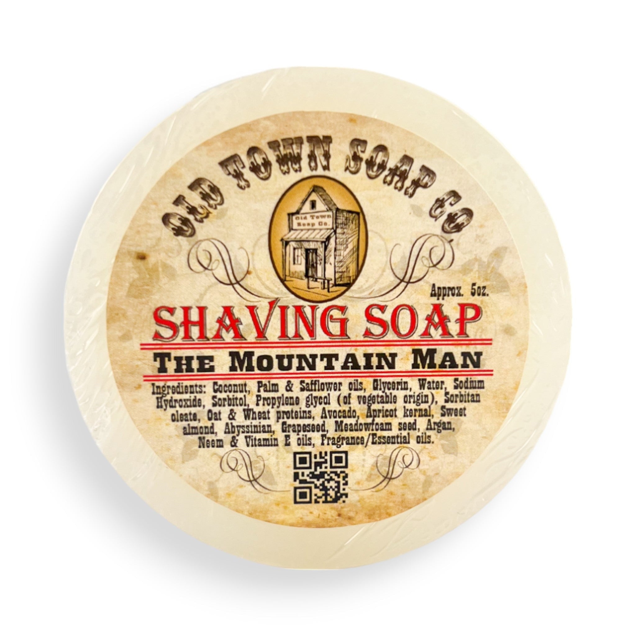 The Mountain Man - Shave Puck - Old Town Soap Co.