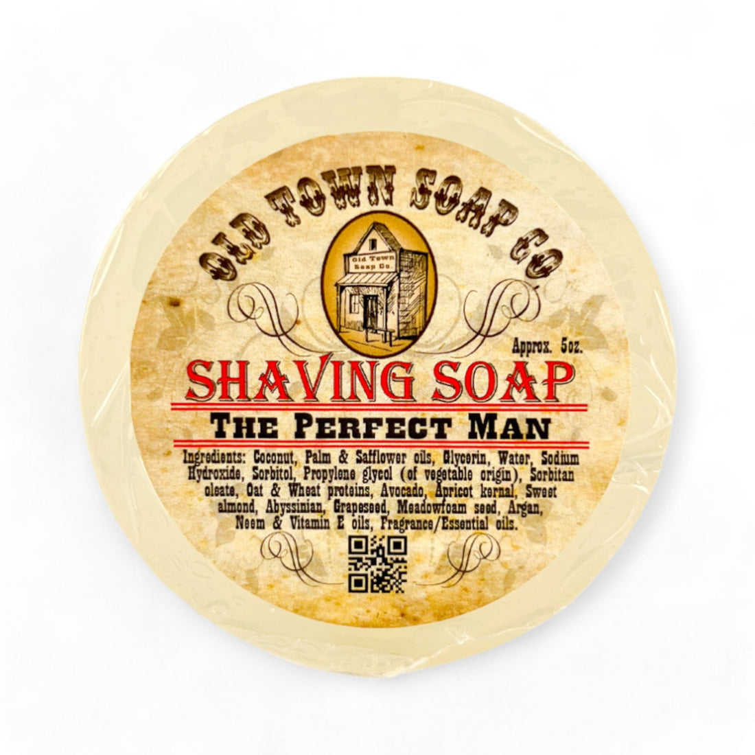 The Perfect Man - Shave Puck - Old Town Soap Co.