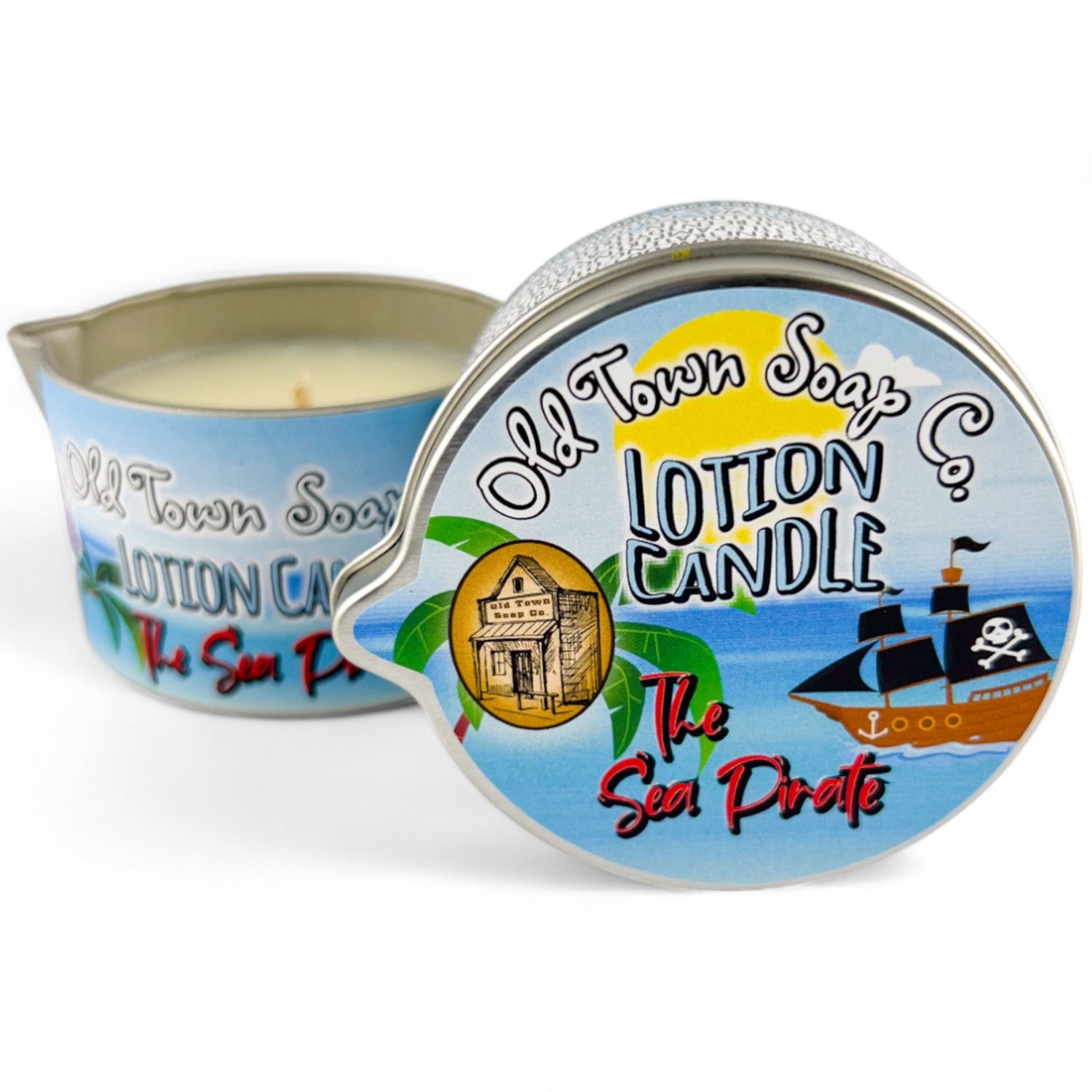 The Sea Pirate -Lotion Candle - Old Town Soap Co.